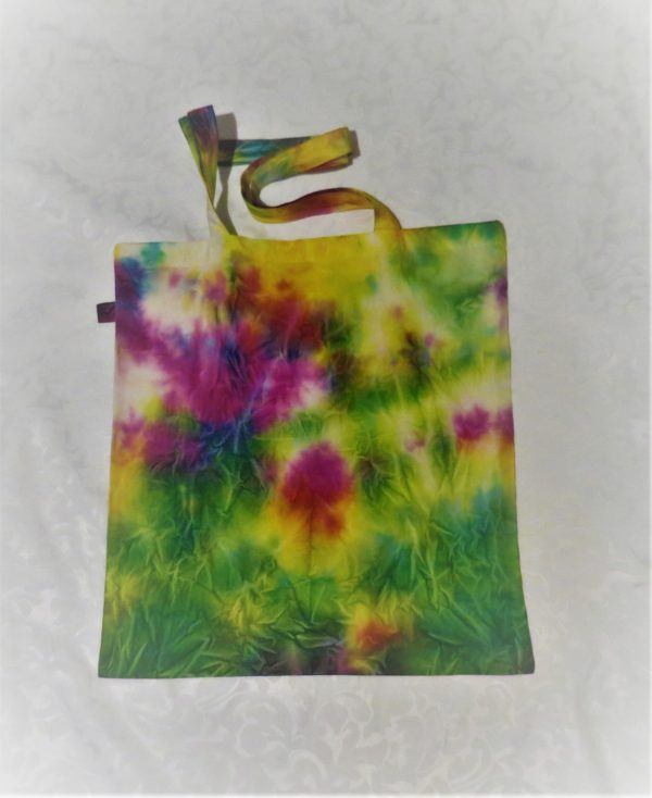 Hand Painted Organic Cotton Bag