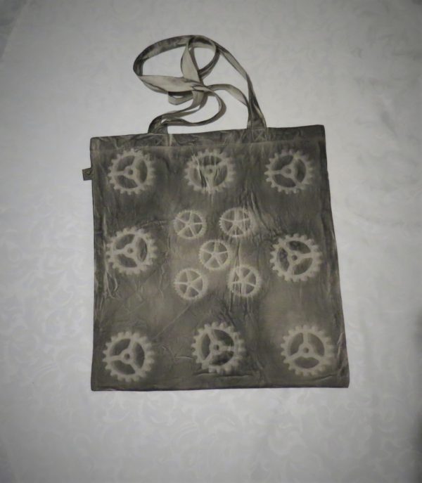 Hand Painted Organic Cotton Bag