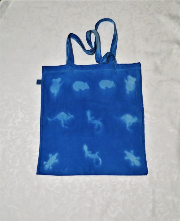 Hand Painted Organic Cotton Bag